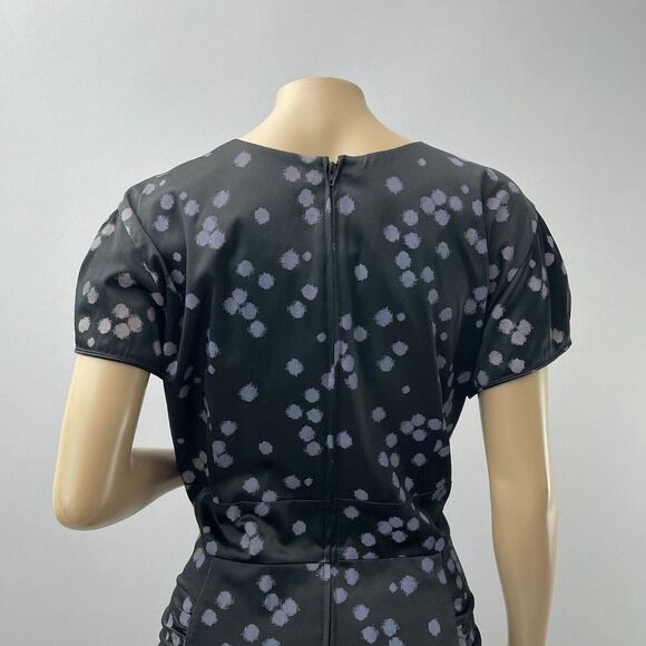 Stop Staring! Dress Black Celebrity Dot 1950s Wiggle Midi Retro Cocktail Medium - Picture 3 of 16